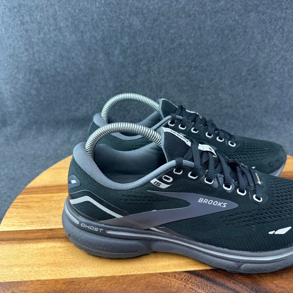 Brooks Ghost 15 GTX Womens Sz 8.5B Black Athletic Running Walking Shoes Sneakers - Picture 2 of 16